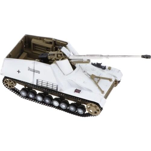 1:72 Diecast German Sd.kfz.164 Nashorn 1944 Tank WWII Army Vehicle Model for Kids Adults
