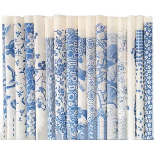 1PCS pottery ceramics clay Transfer paper glaze underglaze flower paper Jingdezhen blue and white porcelain decal paper 54x37cm