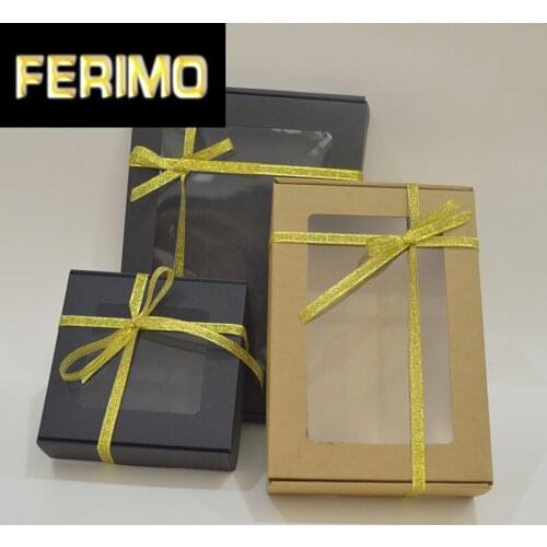 10pcs Gift Box Large Custom Packaging Box Personalisation Sweet Box Packaging With Ribbon Gift Box Packaging Wedding Fovors