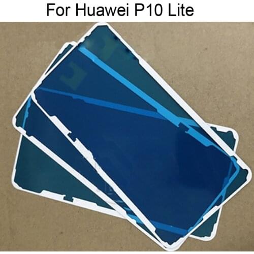 2 PCS Replacement For Huawei P10 Lite Back Glass cover Adhesive Sticker Stickers glue battery cover door housing HuaweiP10 Lite