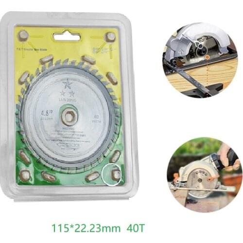 4.5inch/115mm 40 Teeth Carbide Circular Saw Blade Disc Cutter With 1*Saw Blade Disc Carbide 100% Brand New For Cutting Wood