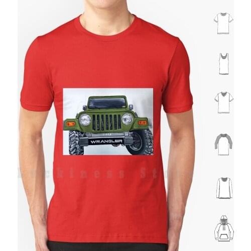 4x4 Off Road Green T Shirt DIY Cotton Big Size S-6xl Fun Army Green Truck West Virginia Artist Lisa Harrison