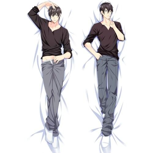 Anime Cartoon Takarai Rihito Hugging Peach Skin 2 Way Pillow Case Pillow Cover Pilllowcase Gift 86115