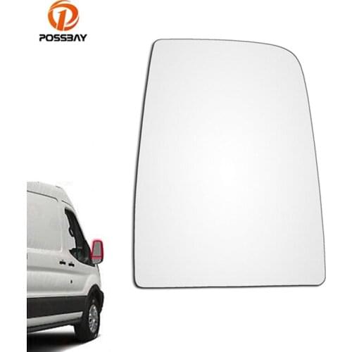 Car Door Wing Mirror Glass Non-heated Rearview Mirror Glass Van Replacement Parts for Ford Transit MK8 2014 2015 2016 2017-2020