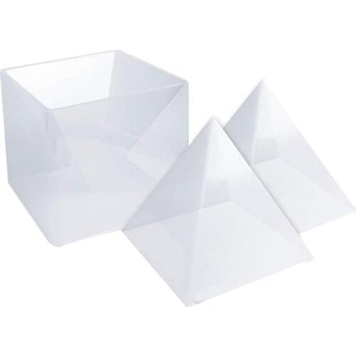 Large Resin Moldssilicone Pyramid Molds, Resin Casting Molds For Diy Orgone Pyramid, Great For Paperweight, Home Decoration Et