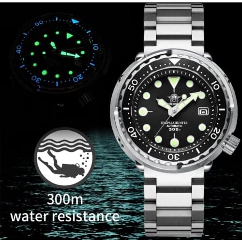 Addies Dive NH35 Automatic Watch Man Sapphire crystal Ceramic Bezel 30bar Diving Mens sports WatchesTuna Luxury Diver Watch