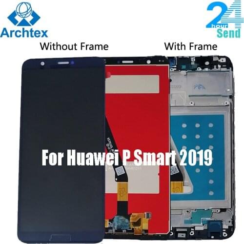 For Huawei P Smart 2019 LCD Touch Screen with Frame Replacement For Huawei enjoy 9S 6.21 inch 2160X1080P