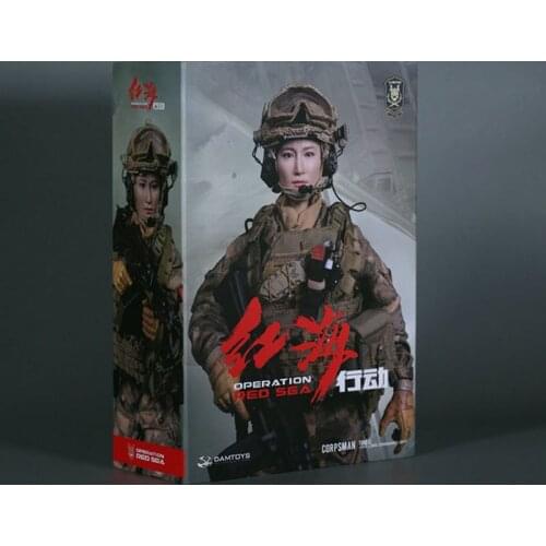 For Collection 1/6 Scale Female Solider Full Set PLA NAVY GUNNER TONG LI Action Figure Model for Fans Gifts DAMTOYS DMS015