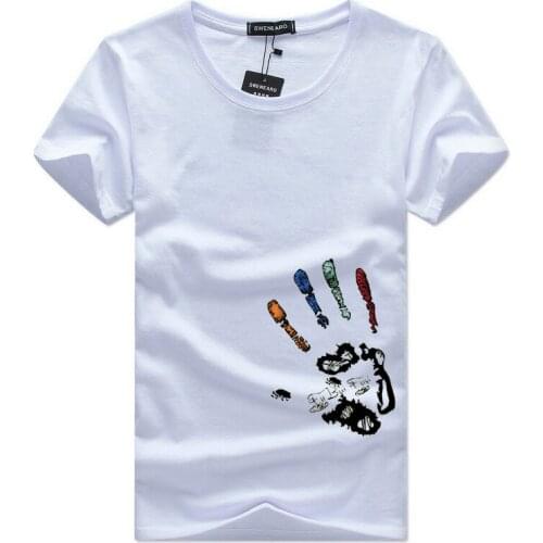 YG6182-A1194 Cheap wholesale 2021 summer new mens fashion leisure short sleeve T-shirt - god Factory direct sale