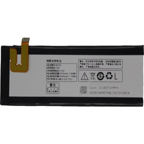 ISUNOO 10pcs/lot 2070mah BL215 Internal Phone Battery for LENOVO VIBE X S960 S968T Mobile Replacement batteries