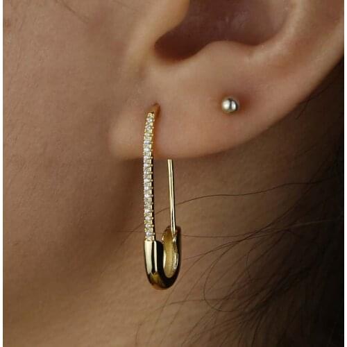 JYZSHINY Earrings With Stones