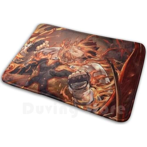 Endeavor And Hawks Mat Rug Carpet Anti-Slip Floor Mats Bedroom Boku No Hero Academia Bnha Mha Anime All Might Deku Bakugo