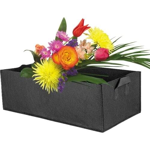 Square Garden Growing Bags Planter Bag Plant Tub Container Fabric Raised Garden Bed Planting Container Grow Bags Garden Supplies