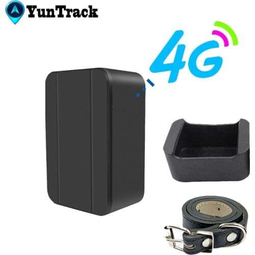 4G Mini GPS Tracker Pet dogs Kids Valuables Locator Anti-Lost Tracking Voice Monitor shock move alarm CatM1 LTE-FDD Free Website