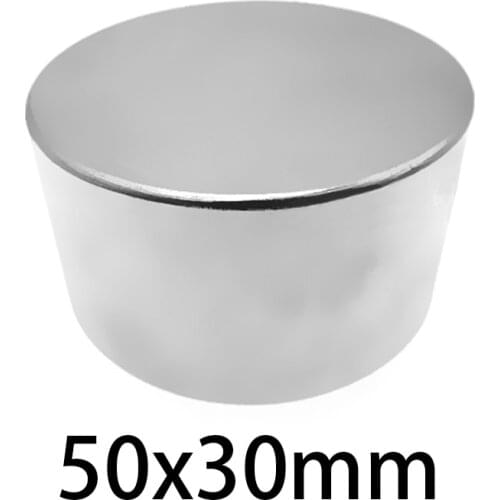 50x30mm Strong Cylinder Rare Earth Magnet N35 50mmx30mm Round Neodymium Magnets NdFeB 50*30 mm Big Disc Magnet 50*30
