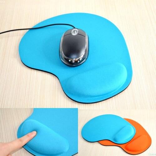 Mini Small Feet Shape Mouse Pad Support Wrist Comfort Mat Soild Color Computer Games Mousepad Creative EVA Soft Mouse Pad 1 Pc