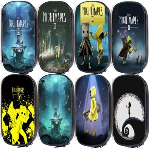 New Game Little Nightmares 2 Pencil Case Kid Pen Bag Student Stationery Storage Bag Girl Makeup Bag Boy Multifunction Pencil Box