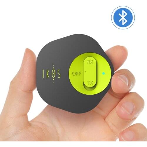 IKOS Bluetooth 5.0 Transmitter and Receiver, 2-in-1 Wireless 3.5mm Adapter (Low Latency, 2 Devices Simultaneously, For TV/Home S
