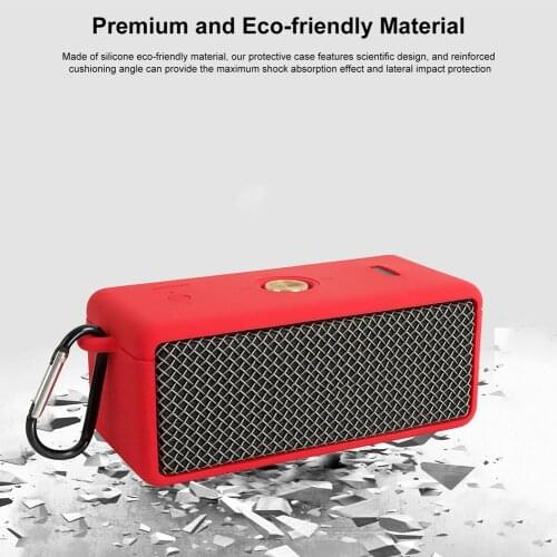 Dust-proof Silicone Case Protective Cover Shell Anti-fall Speaker Case for-MARSHALL EMBERTON Speaker Accessories