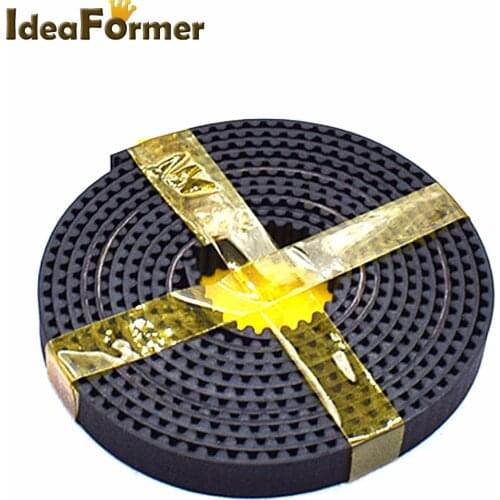 1 Meter length GT2 2GT Rubber timing belt width 6/9/10mm 2GT-6mm for 2GT belt pulley for 3d printer