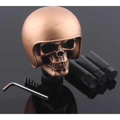 Skull Head Style Car Gear Shift Knob Shifte Universal Manual Transmission Gear Shift Knob Shifter Lever for most car