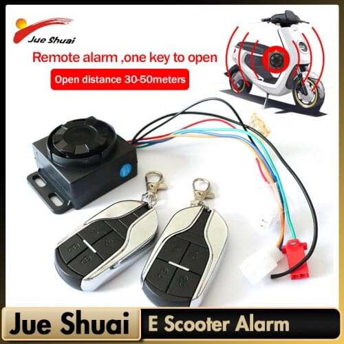Anti-Theft Alarm 48V 60V 72V for Electric Bicycle Electric Scooter Motorcycle Remote Control Lock for Electric Bicycle Bike-Lock