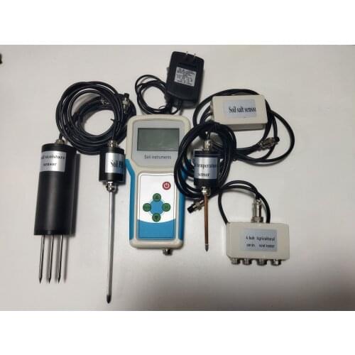 Soil parameter meter tester multifunctional temperature compactness moisture salinity air humidity Hydrometer Agricultural tools