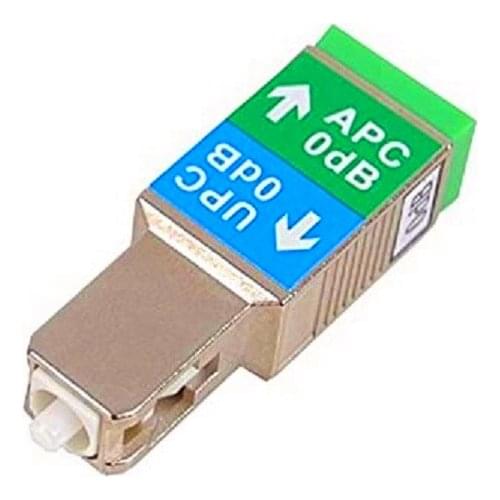 [100% New] 5pcs/lot 0dB SC/APC Female to SC/UPC Male Fiber Optic Attenuator Female Male Fiber Optic Attenuator