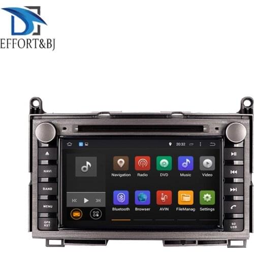 2 Din 1024*600 Android 9.0 In dash Car GPS navigation system For TOYOTA VENZA 2008-2018 Car DVD Stereo Audio multimedia headunit