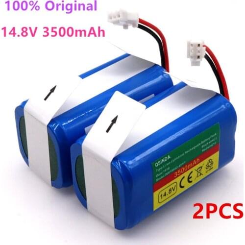 2PCS 100%Original 14.8V Battery 3500mAh robot Vacuum Cleaner Battery Pack replacement for chuwi ilife V7 V7S Pro Robotic Sweeper