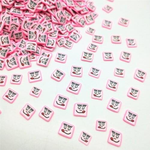20g/lot Child Face Polymer Clay for DIY Crafts 5mm Plastic Klei Mud Particles Clays