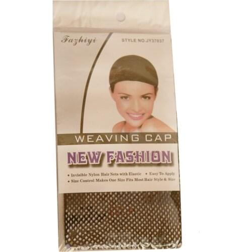 20 pcs NEW Fishnet Wig Cap Stretchable Elastic Hair Net Snood Wig Cap/ Wig Cap /hair net 3938