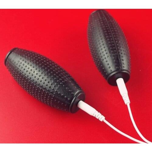 200pcs(100 pairs) hand shock conductive rods pads for TENS EMS Hands Electrode for digital therapy massager stimulator