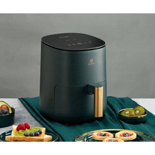 220V Smart Oil-free Air Fryer 1400W Power Pattern Food 2.5L Capacity Fat-free Timer Temperature Kitchen Cooking Air Fryer Oven