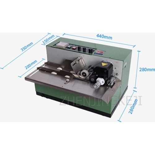 Automatic Ink Wheel Marking Machine Colored Printing Coding Tools Production Date Serial Number Food Plastic Film Bag Package