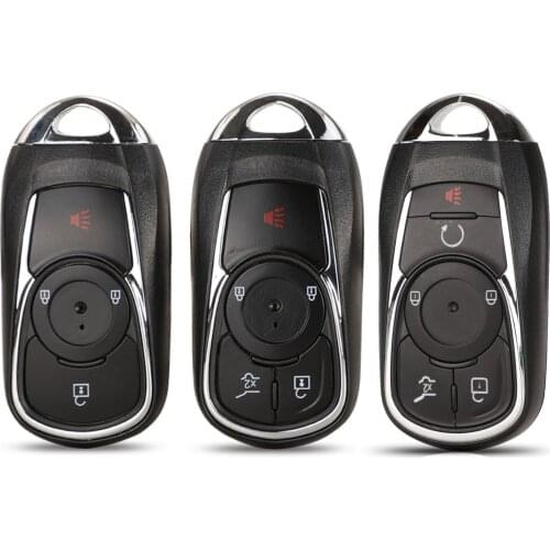 Kutery Remote Car Key Shell For Buick Verano Encore Lacrosse Regal Envision 3/4/5Buttons With Uncut Blade Cover Case