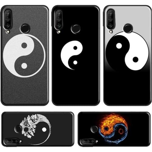 Tai chi Yin Yang Case For Huawei P30 Pro P40 P20 Lite Mate 20 Lite P Smart 2019 Z Honor 10 i 8X 9X Nova 5T