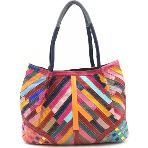 Fashion Bag Zipper Women Striped Id Bag Leather Goods Women Bag Leather Women Bag Handbag Messenger Bag Hand Bags