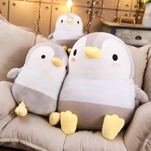 1Pcs Penguin Plush Birthday Party Soft Plush Toy Stuffing Cute Big Penguin Doll Kawaii Lovely Stuffed Animal Gift for Kid Baby