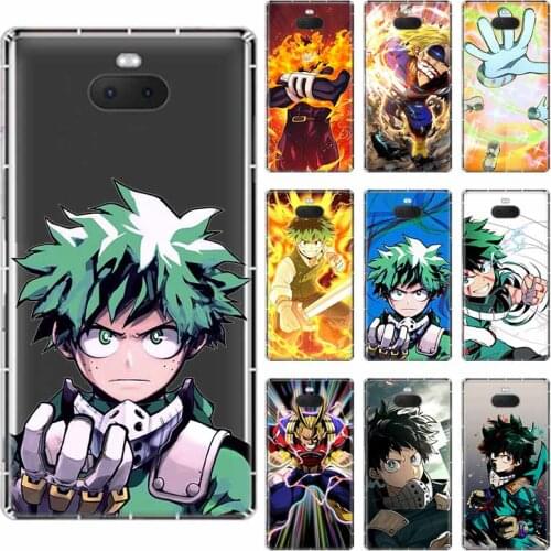 My Hero Academia Anime soft TPU Case For Sony Xperia X XA XA1 XA2 XA3 XZ XZ1 XZ2 XZ3 XZ4 L1 L2 L3 Plus Compeact