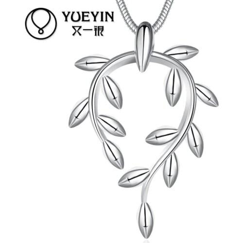 N789 hot brand new fashion popular chain necklace jewelry silver plated pendant necklace for women collares mujer Super Offer