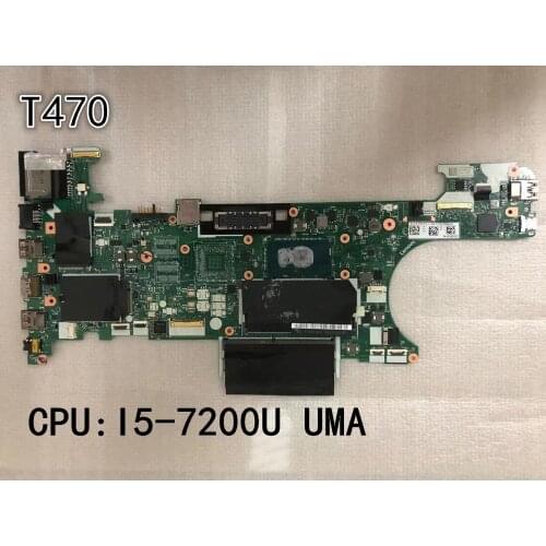 Original laptop Lenovo ThinkPad T470 Motherboard I5-7200U UMA 01AX963 01LV671 01HX636 01HX638 01AX979 01LV673