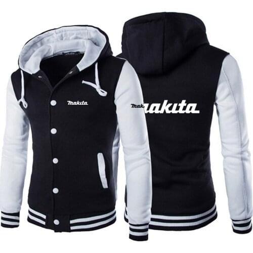 2021 Makita Autumn Mens Jackets Designer Hoodie Uniform Casual Unisex Baseball Coat Sport Cotton Comfortable Sweatshirt