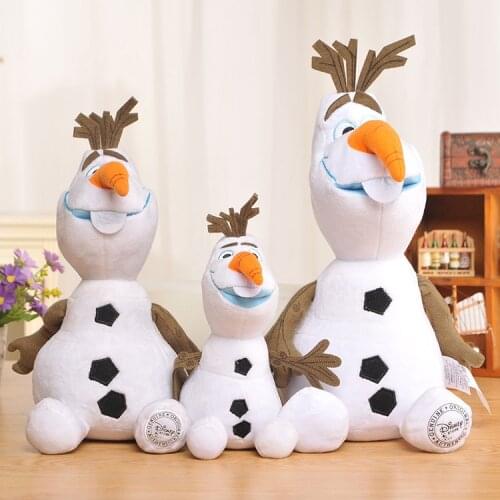 Disney Plush Toys 30cm/50cm Frozen Snowman Cartoon Olaf Soft Plush Toy Doll Stuffed Toys Brinquedos Gift for Kids Baby Girls