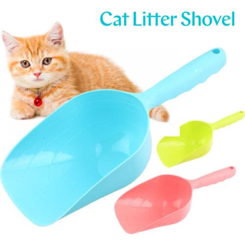 PP Cat Litter Shovel Non-toxic with Scale Plastic Scoop Cat Sand Pet Cleanning Tool for Cats Clean Feces Daily Necessities