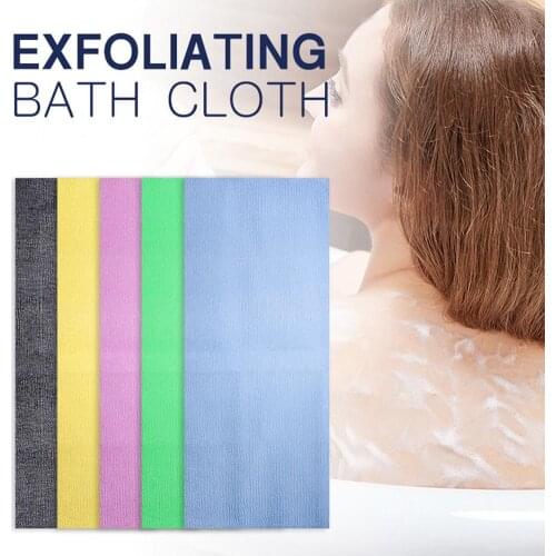 Stretchable Neck Back Shower Scrub Towel Body Exfoliating Bath Cloth Washcloth Skin Spa Massage Scrub Body Massage Pain Relief