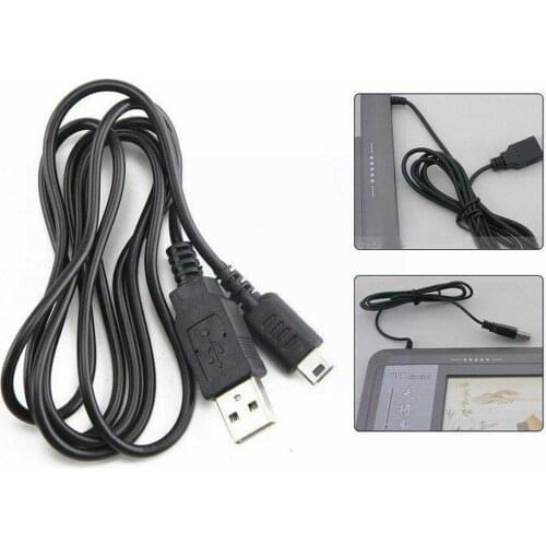 Currently Available Black For NDSL Game For Console Charging For Nds Nintendo Charger Cable USB Cable Data Lite Cables Machine
