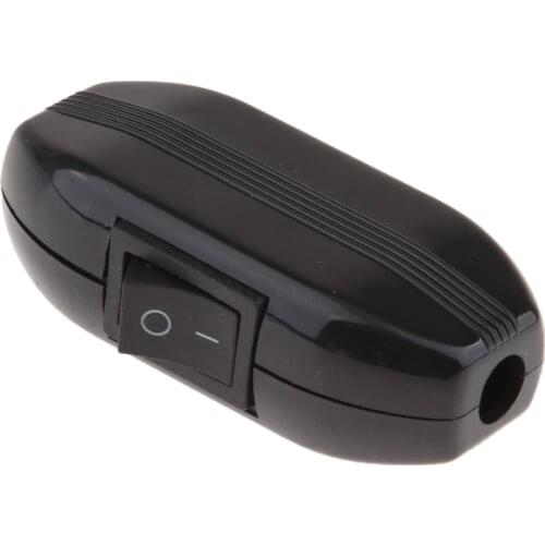 INLINE CORD SWITCH LIGHTING LIGHT 6A MOUNTING CABLE ON/OFF TABLE LAMP DESK