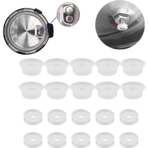 10Pcs Electric Pressure Cooker Float Valve Parts Float Sealer Seal Rings Non toxic Sealer Gasket Seal Rubber Rings Accessories
