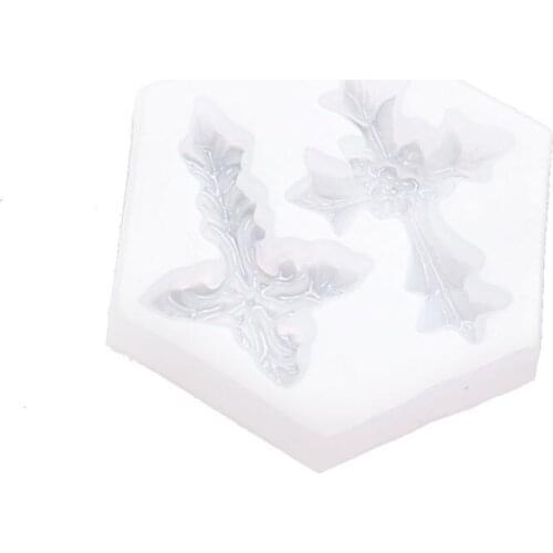 3D Cross Shape Silicone Epoxy Resin UV Glue Crafts Mold Mini Creative DIY Art Pendant Brooch Jewelry Tool Accessory